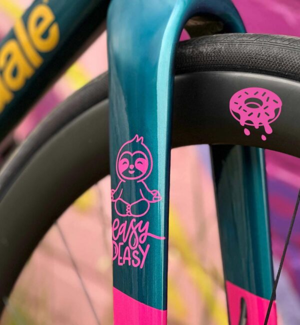Cake Ride Sticker-Set Bike Rahmen