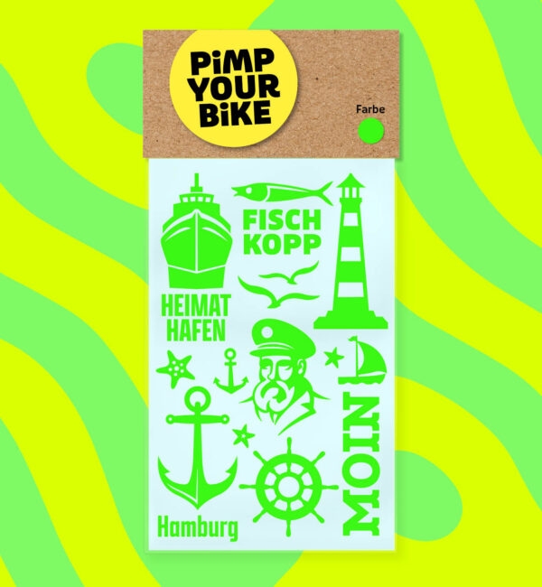 Sticker-Set-NEON-Fischkopp-gruen