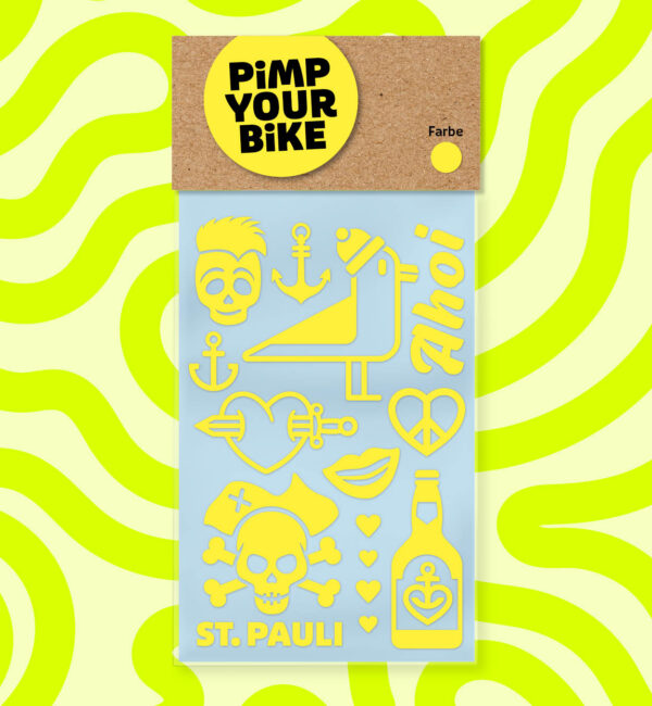 Sticker-Set-NEON-St-Pauli-gelb