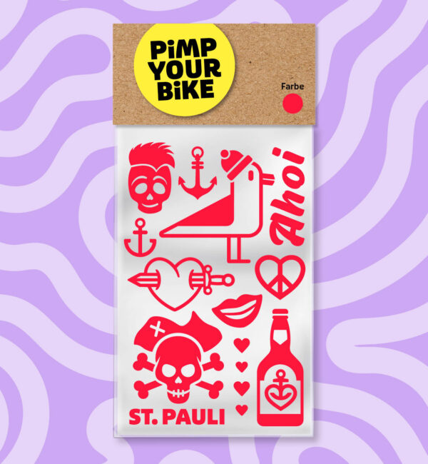 Sticker-Set-NEON-St-Pauli-orange-rot